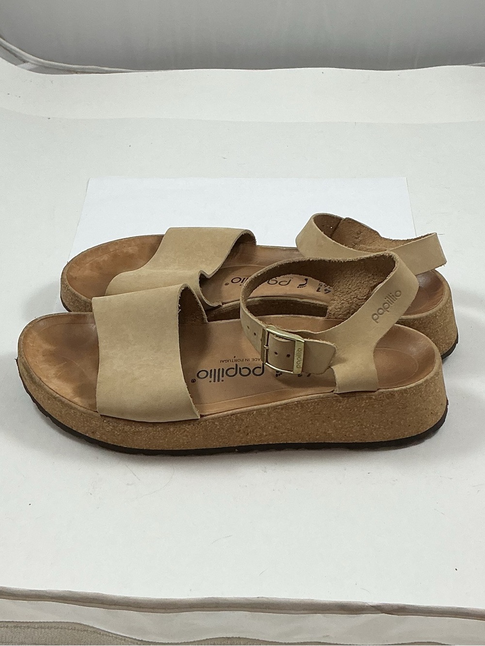 Papillio Birkenstock Glenda Tan Sandals Size 41 - 10